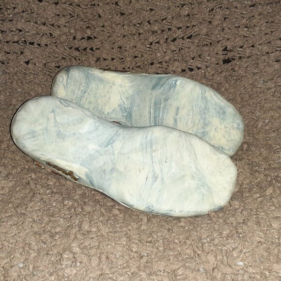 EJECT-Portugal-Funky Imprinted Leather Mary Janes-Multicolor-Sz 36-Excellent - Picture 7 of 7